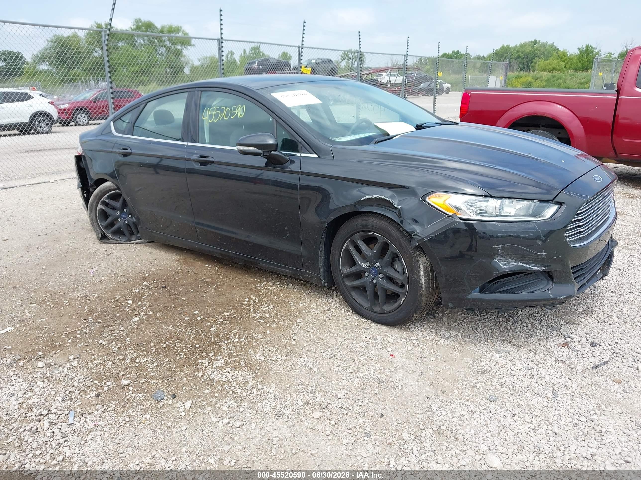 2014 Ford Fusion Se Черный vin: 3FA6P0H77ER277961