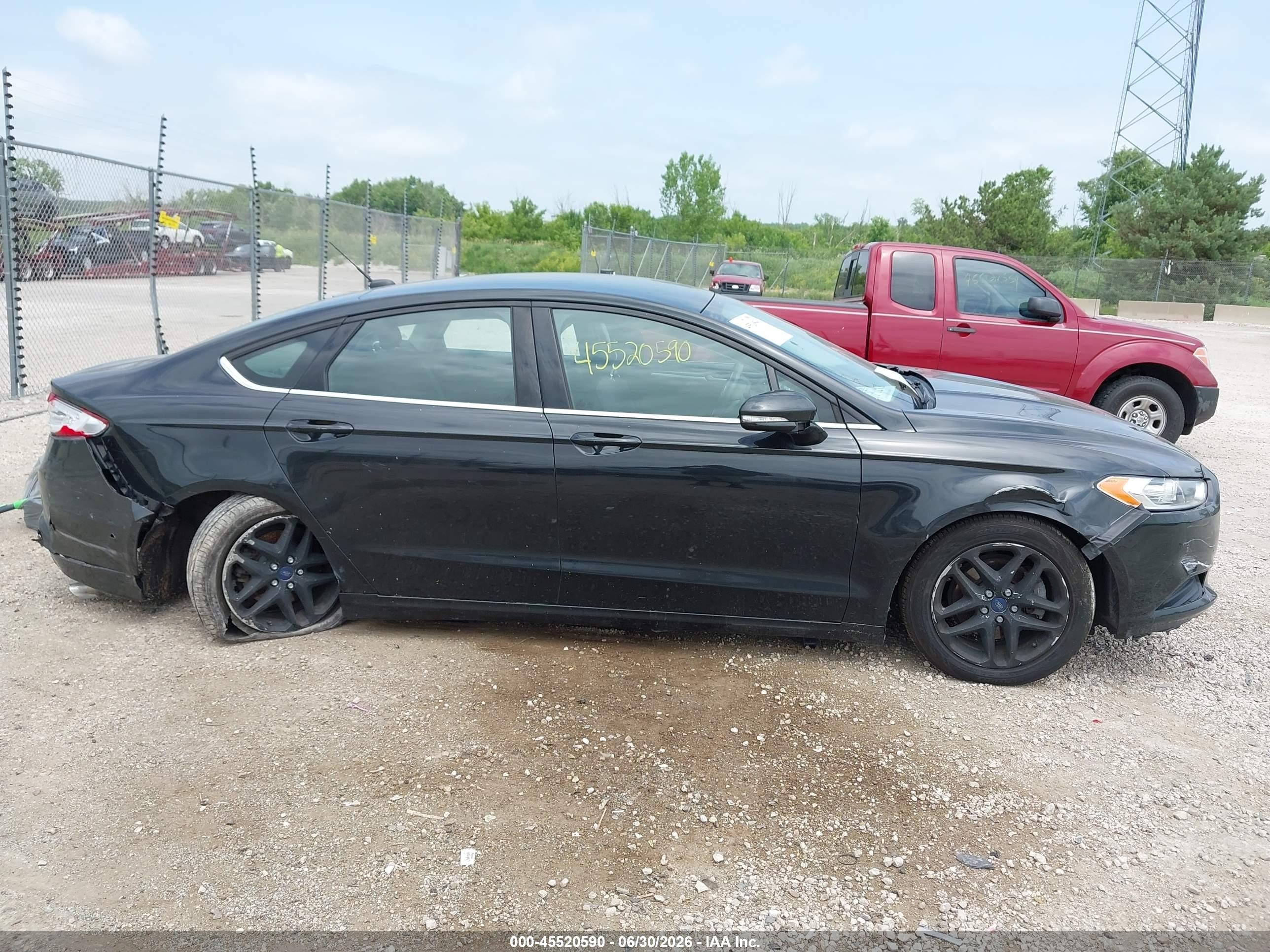 2014 Ford Fusion Se Черный vin: 3FA6P0H77ER277961