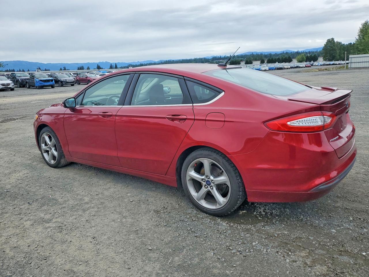 2014 Ford Fusion Se Red vin: 3FA6P0H77ER301482