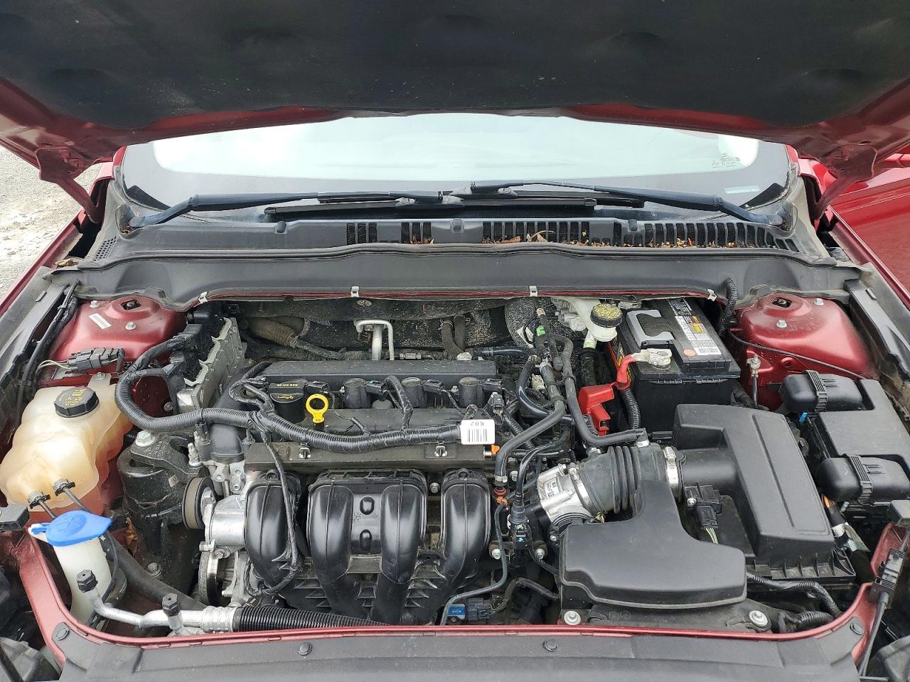2014 Ford Fusion Se Red vin: 3FA6P0H77ER301482