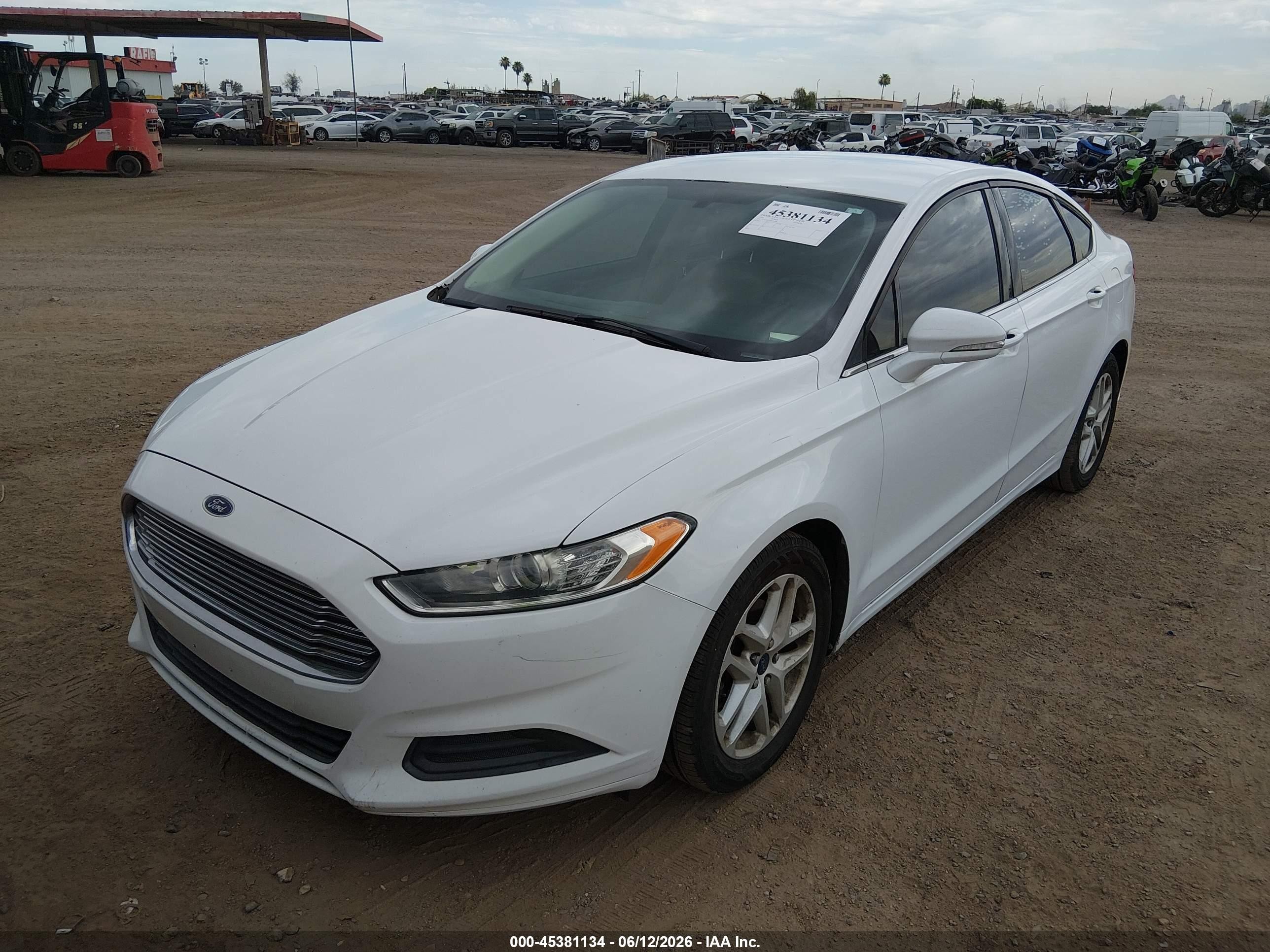 2014 Ford Fusion Se White vin: 3FA6P0H77ER359088