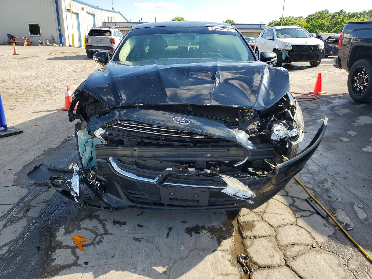 2014 Ford Fusion Se Black vin: 3FA6P0H77ER363044