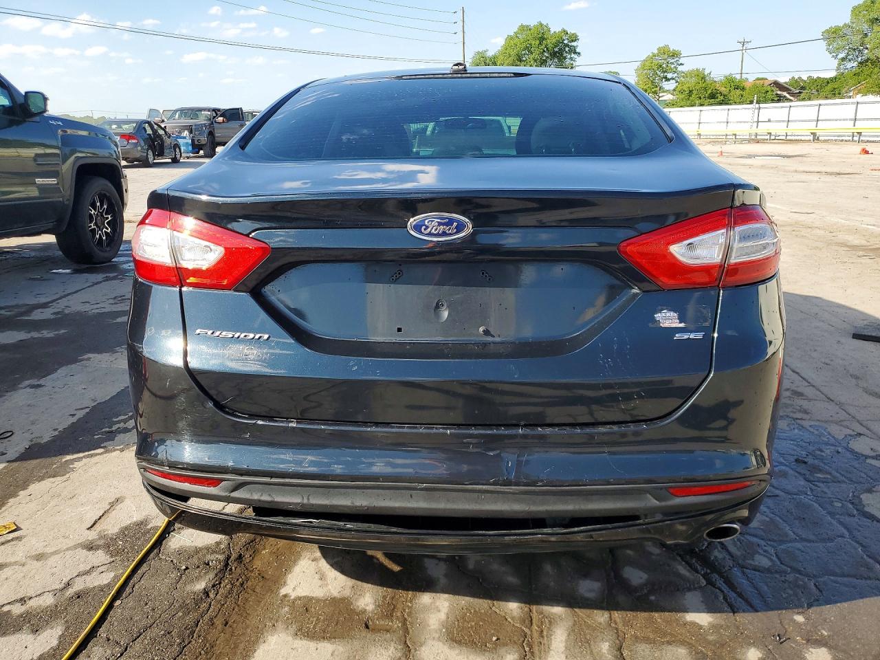 2014 Ford Fusion Se Black vin: 3FA6P0H77ER363044