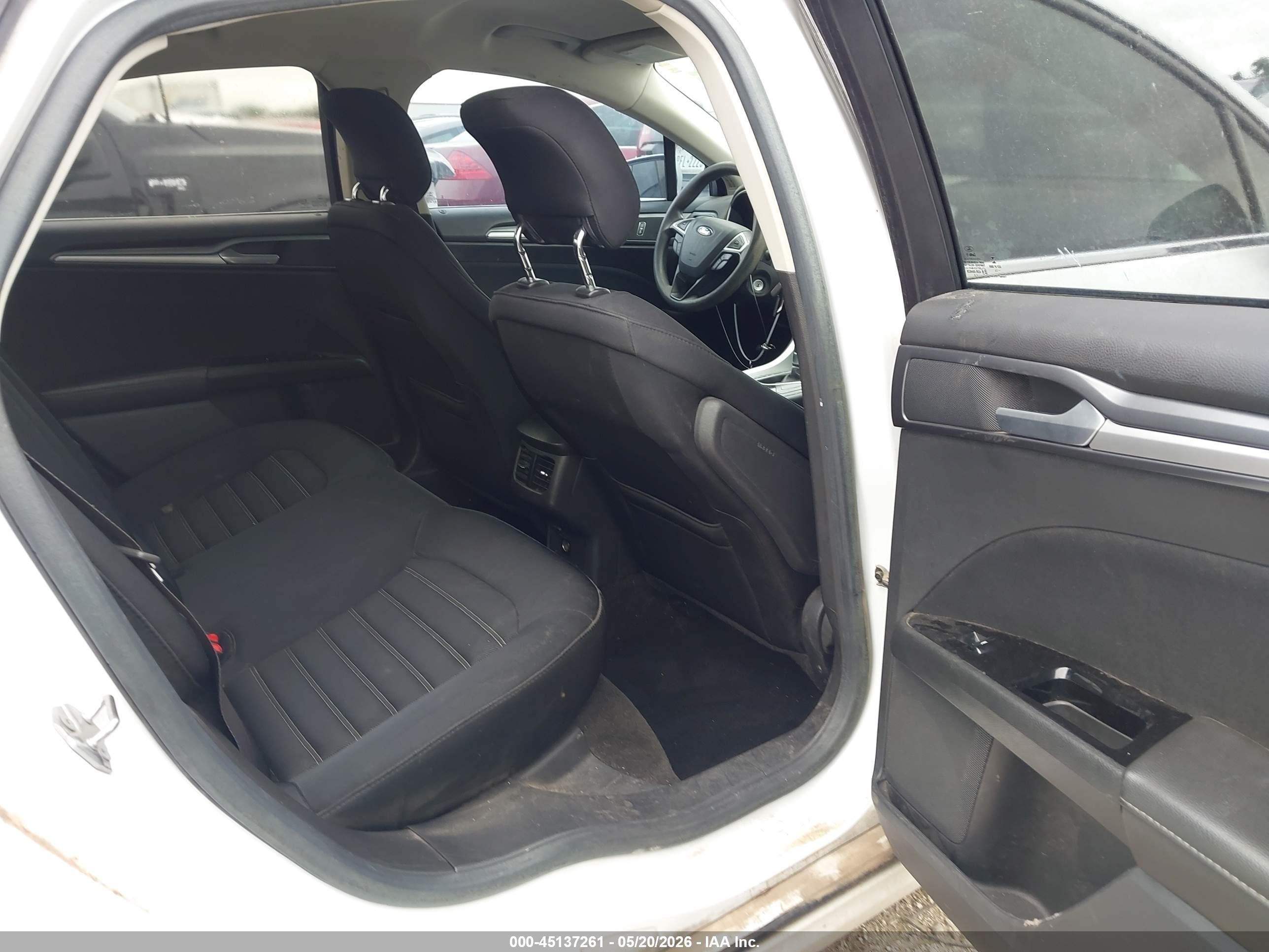 2014 Ford Fusion Se White vin: 3FA6P0H77ER363545
