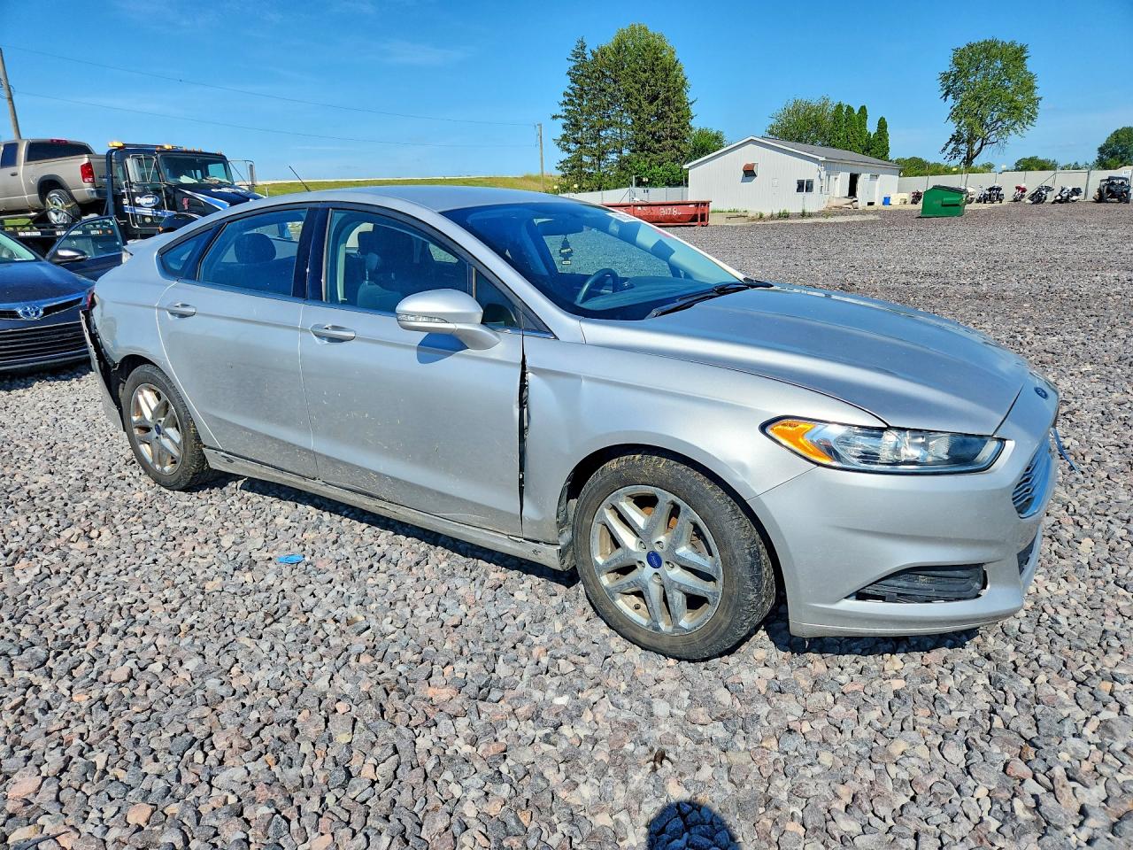 2014 Ford Fusion Se Silver vin: 3FA6P0H77ER364811