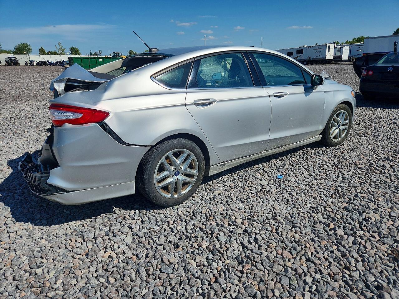 2014 Ford Fusion Se Silver vin: 3FA6P0H77ER364811