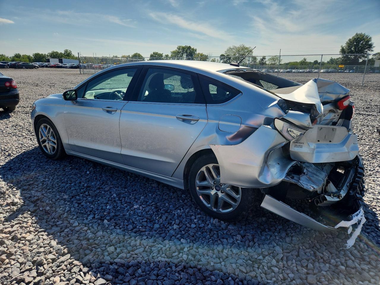2014 Ford Fusion Se Silver vin: 3FA6P0H77ER364811