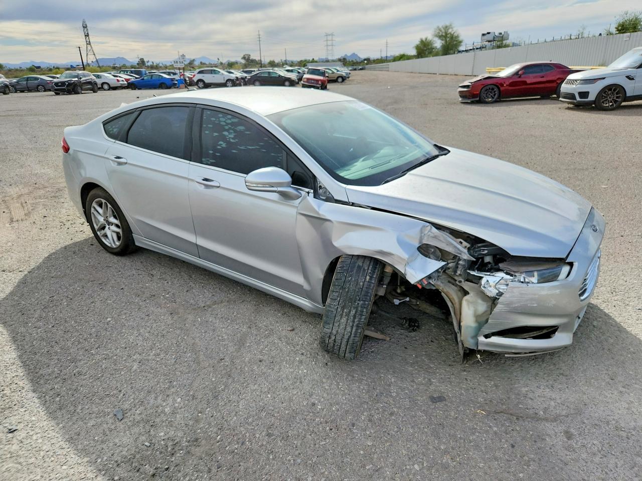 2014 Ford Fusion Se Silver vin: 3FA6P0H77ER392219