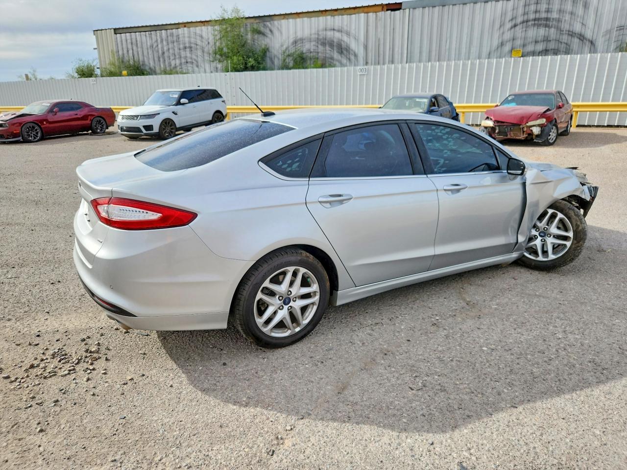 2014 Ford Fusion Se Silver vin: 3FA6P0H77ER392219
