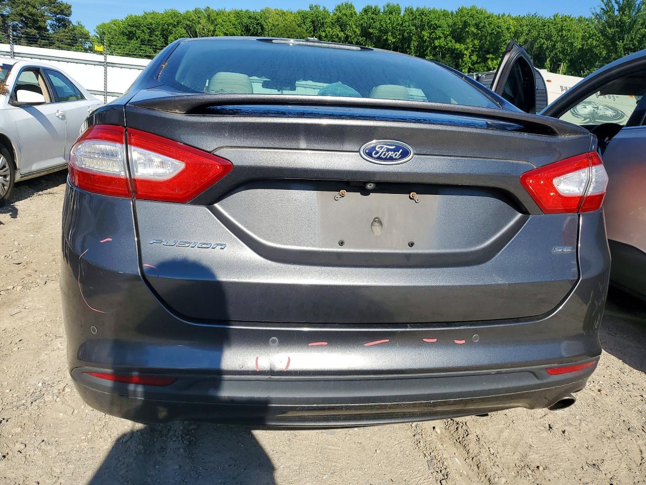 2015 Ford Fusion S Gray vin: 3FA6P0H77FR104264