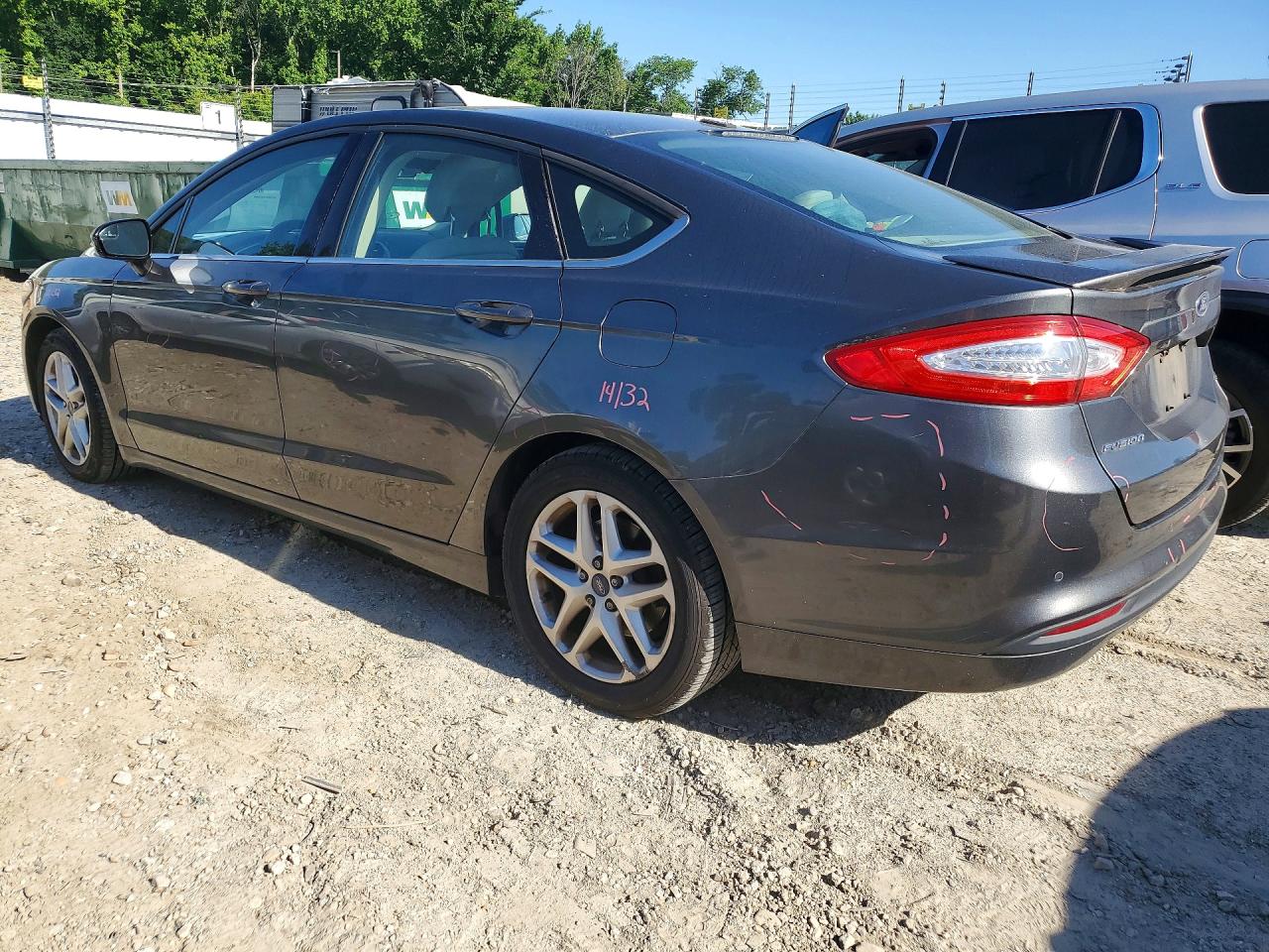 2015 Ford Fusion S Gray vin: 3FA6P0H77FR104264