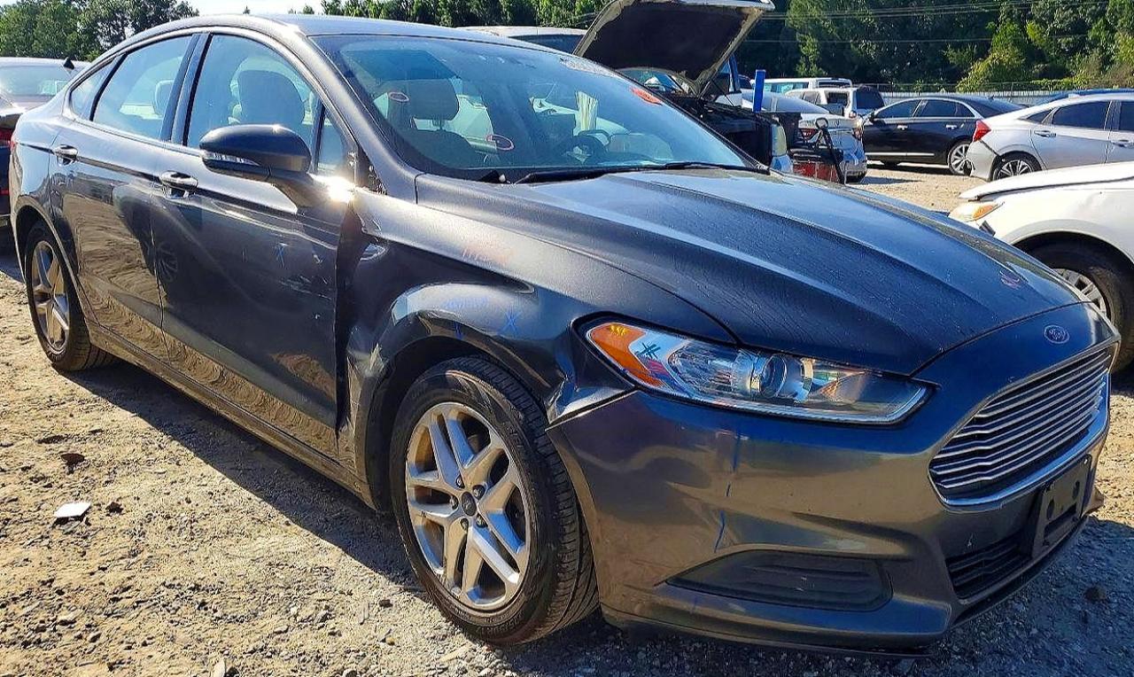 2015 Ford Fusion S Gray vin: 3FA6P0H77FR104264