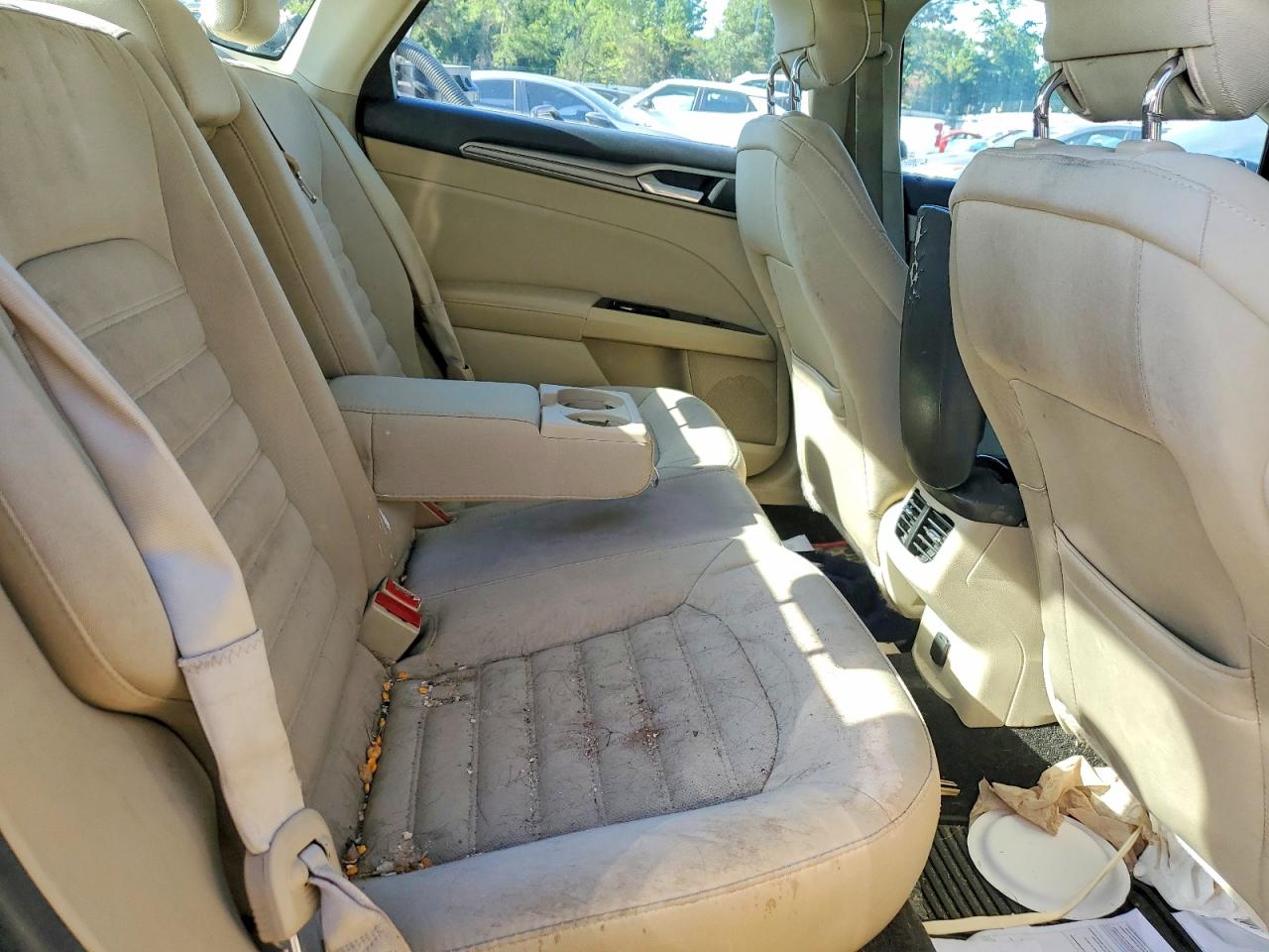 2015 Ford Fusion S Gray vin: 3FA6P0H77FR104264