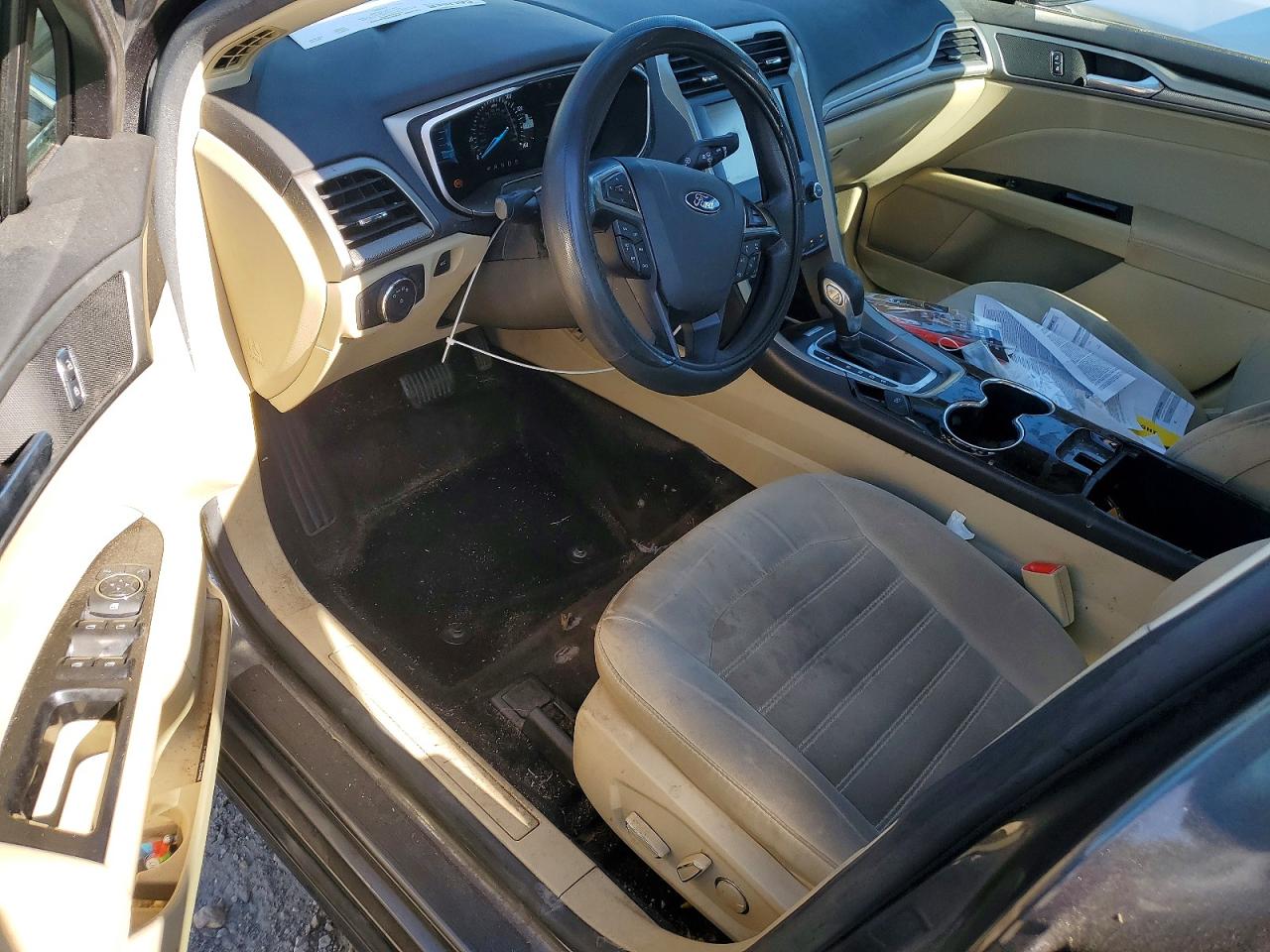 2015 Ford Fusion S Gray vin: 3FA6P0H77FR104264