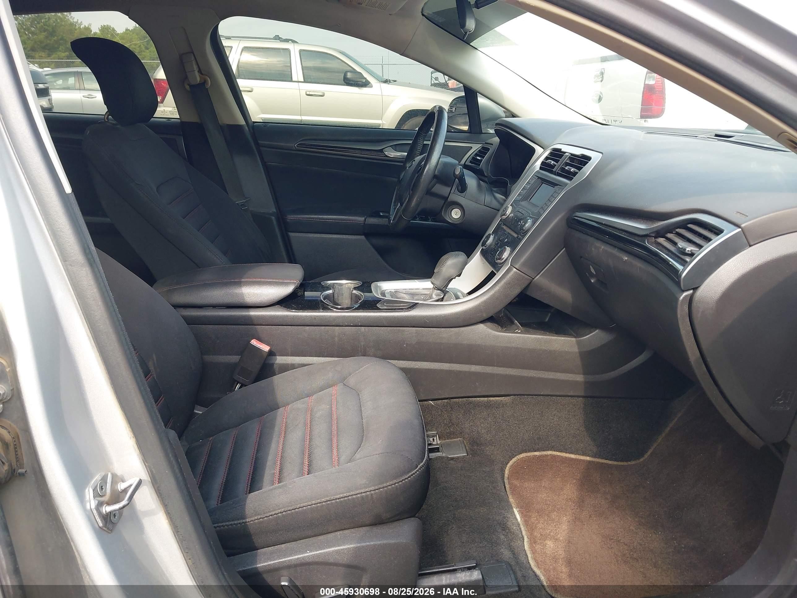 2015 Ford Fusion Se Silver vin: 3FA6P0H77FR123395