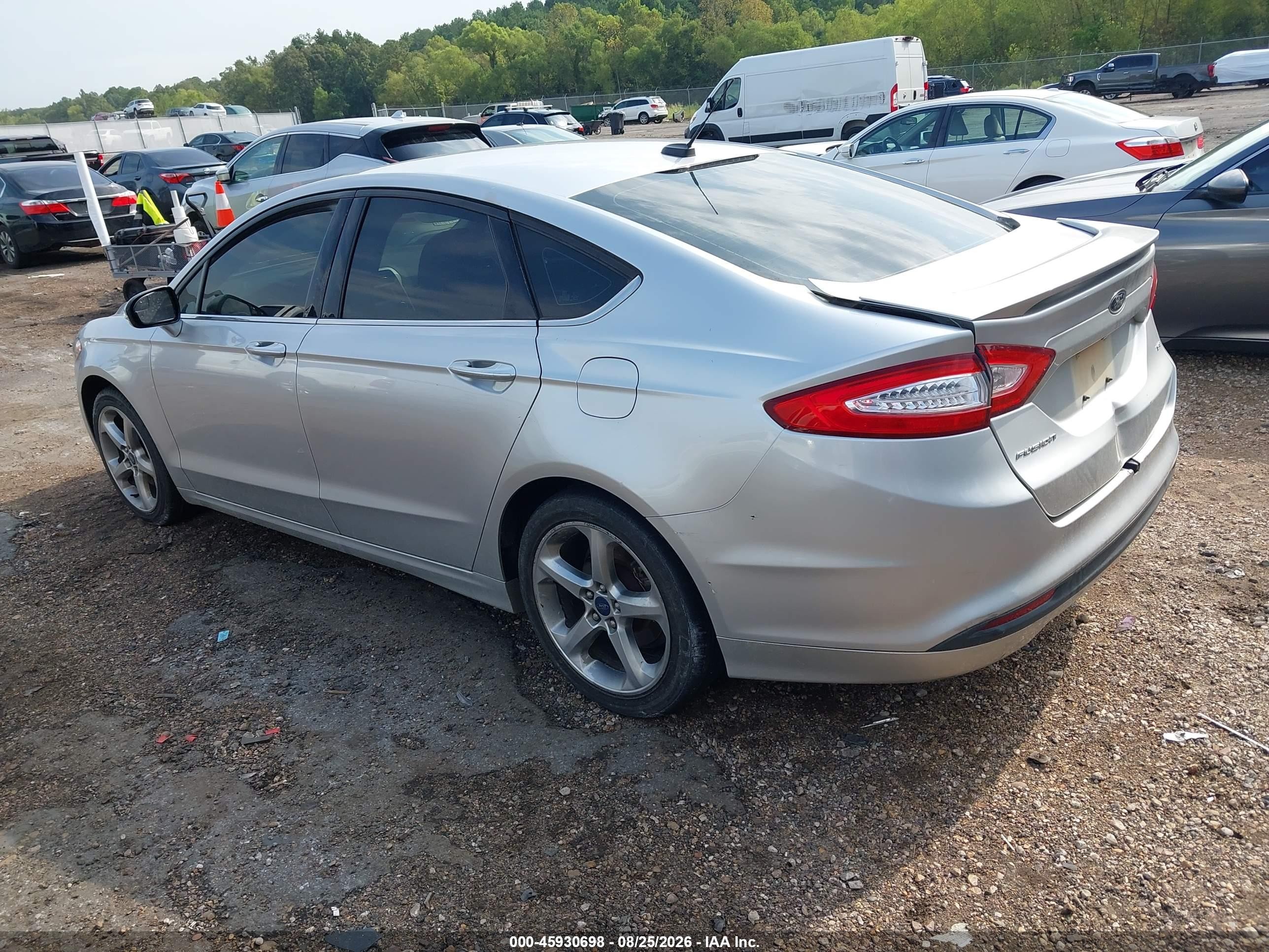 2015 Ford Fusion Se Silver vin: 3FA6P0H77FR123395
