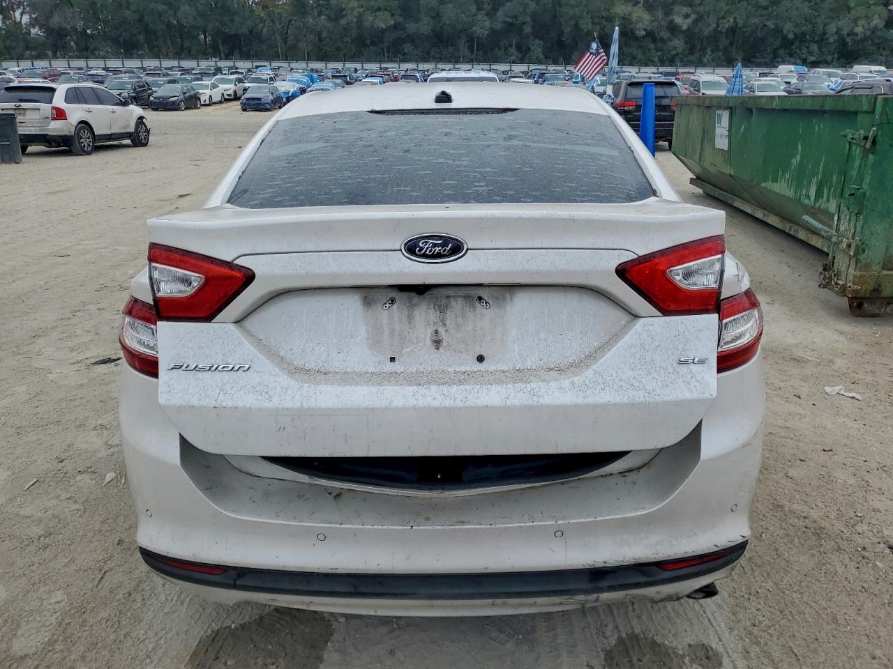2015 Ford Fusion Se Белый vin: 3FA6P0H77FR123879