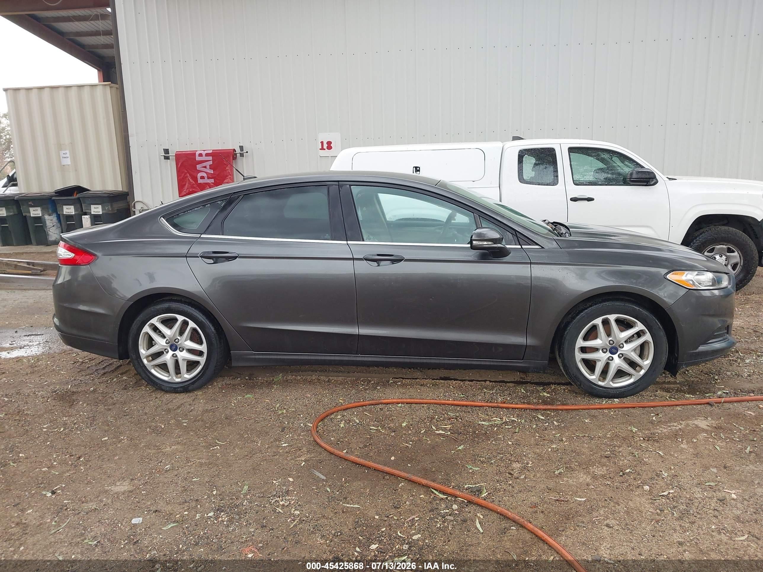 2015 Ford Fusion Se Gray vin: 3FA6P0H77FR128421