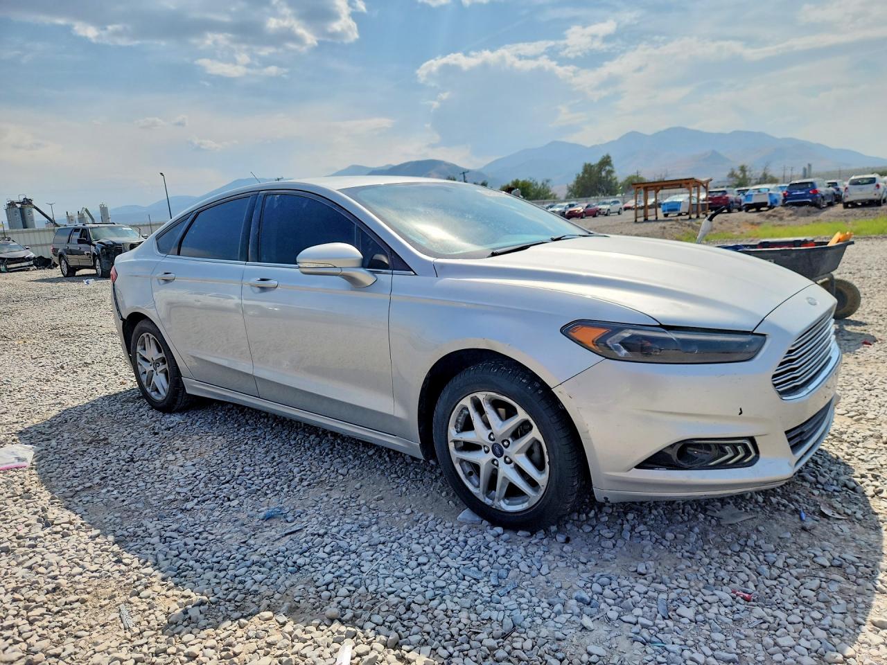 2015 Ford Fusion Se Silver vin: 3FA6P0H77FR132257