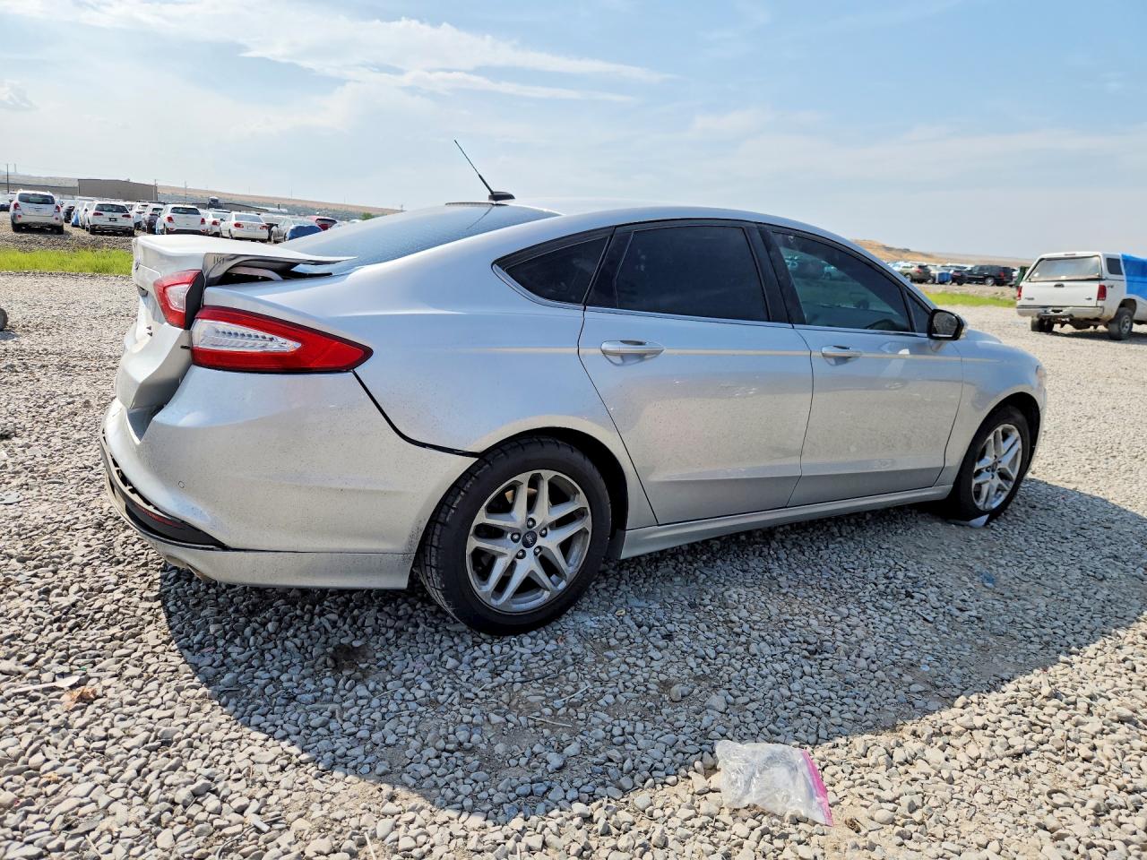 2015 Ford Fusion Se Silver vin: 3FA6P0H77FR132257