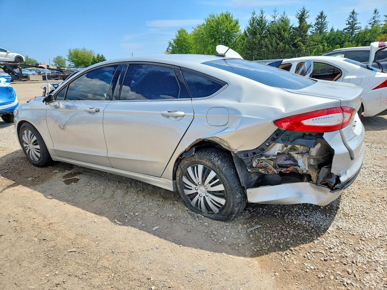 2015 Ford Fusion Se Silver vin: 3FA6P0H77FR147938