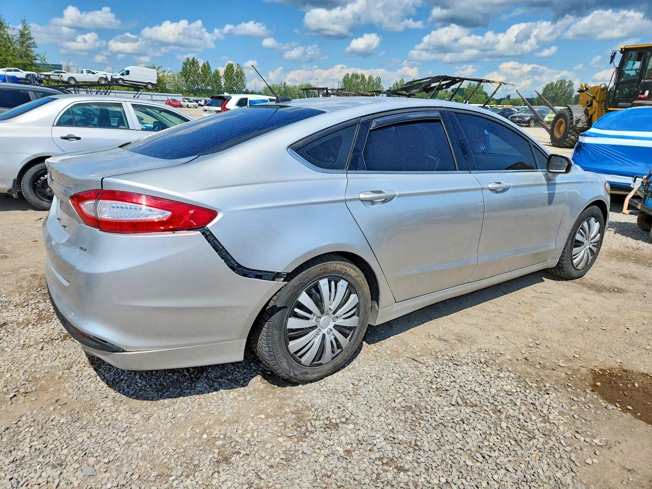 2015 Ford Fusion Se Silver vin: 3FA6P0H77FR147938