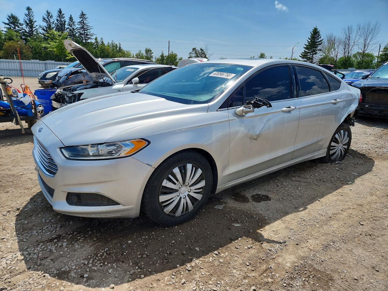 2015 Ford Fusion Se Silver vin: 3FA6P0H77FR147938