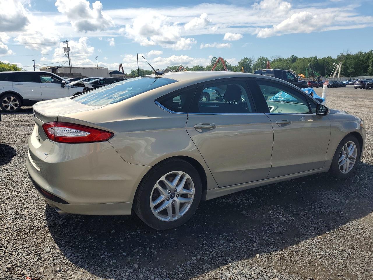 2015 Ford Fusion Se Beige vin: 3FA6P0H77FR188408