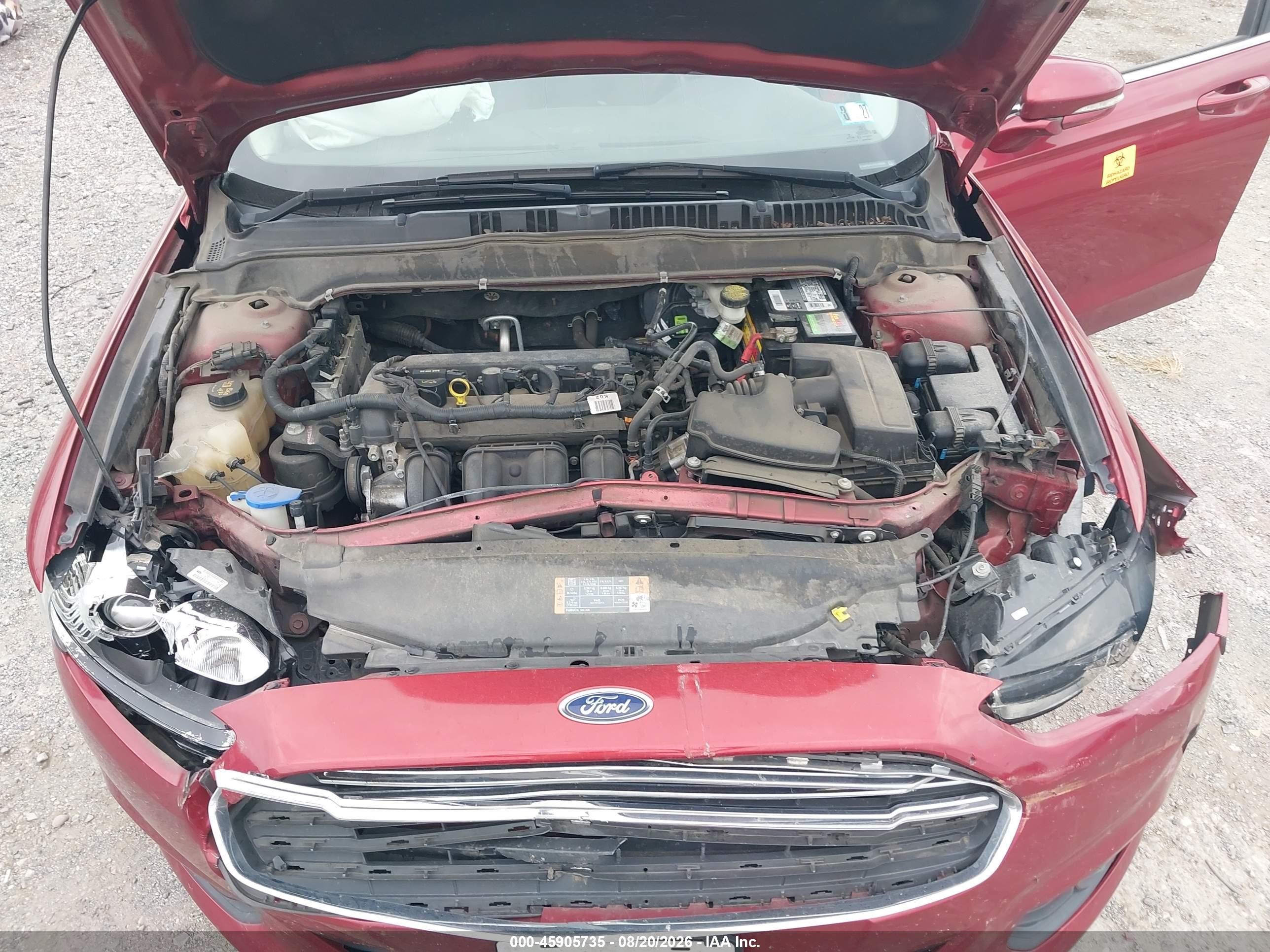 2015 Ford Fusion Se Красный vin: 3FA6P0H77FR190630