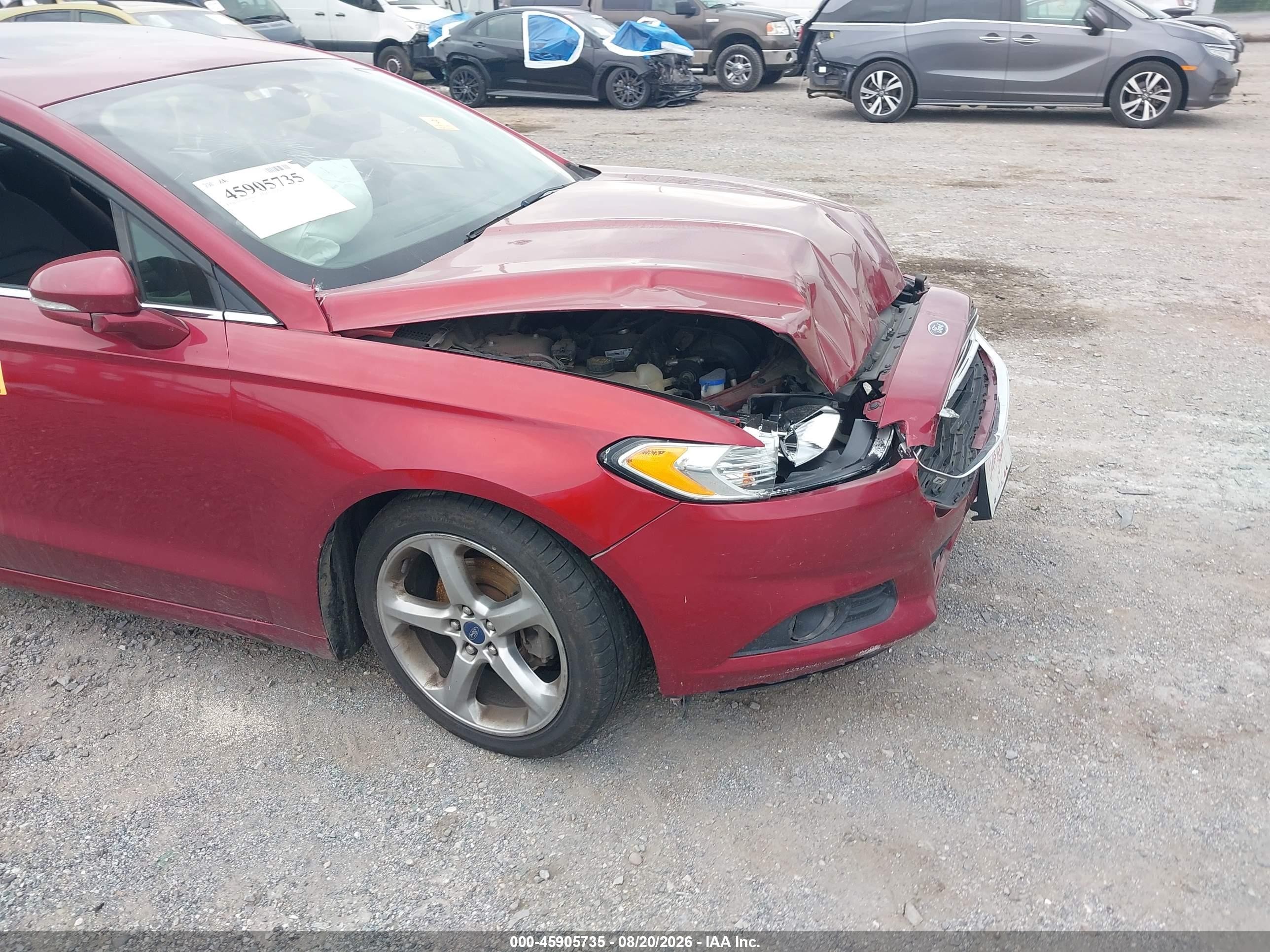 2015 Ford Fusion Se Красный vin: 3FA6P0H77FR190630