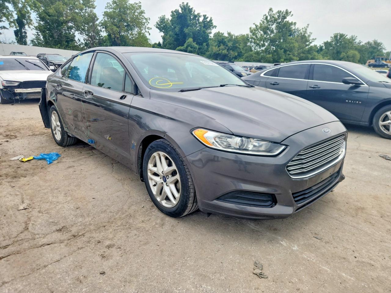 2015 Ford Fusion Se Gray vin: 3FA6P0H77FR211945