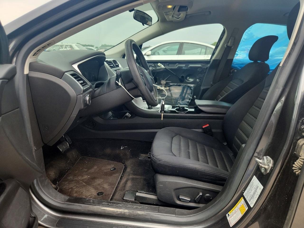 2015 Ford Fusion Se Gray vin: 3FA6P0H77FR211945