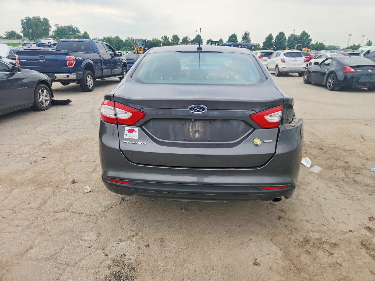 2015 Ford Fusion Se Gray vin: 3FA6P0H77FR211945