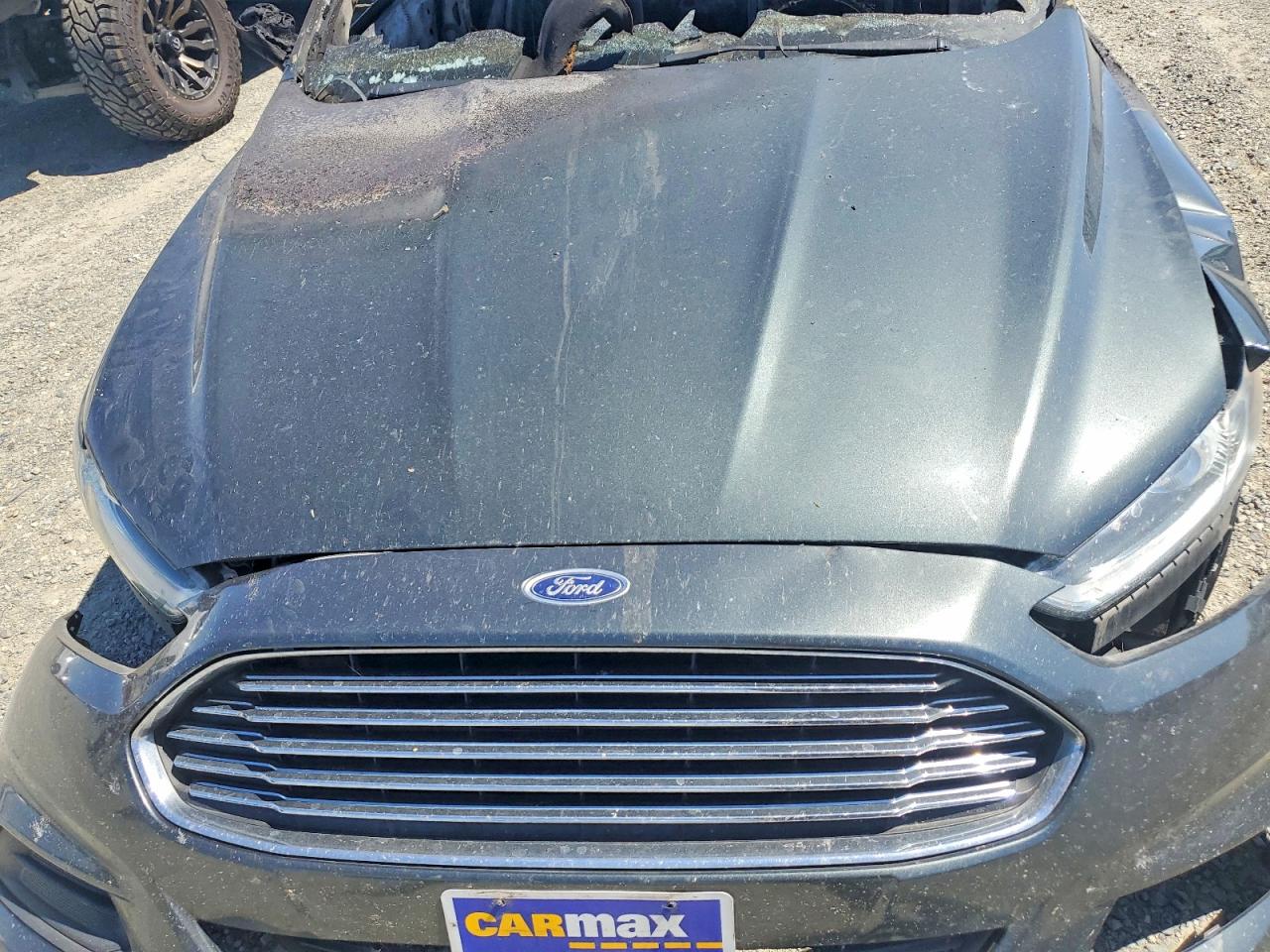 2015 Ford Fusion Se Gray vin: 3FA6P0H77FR217986