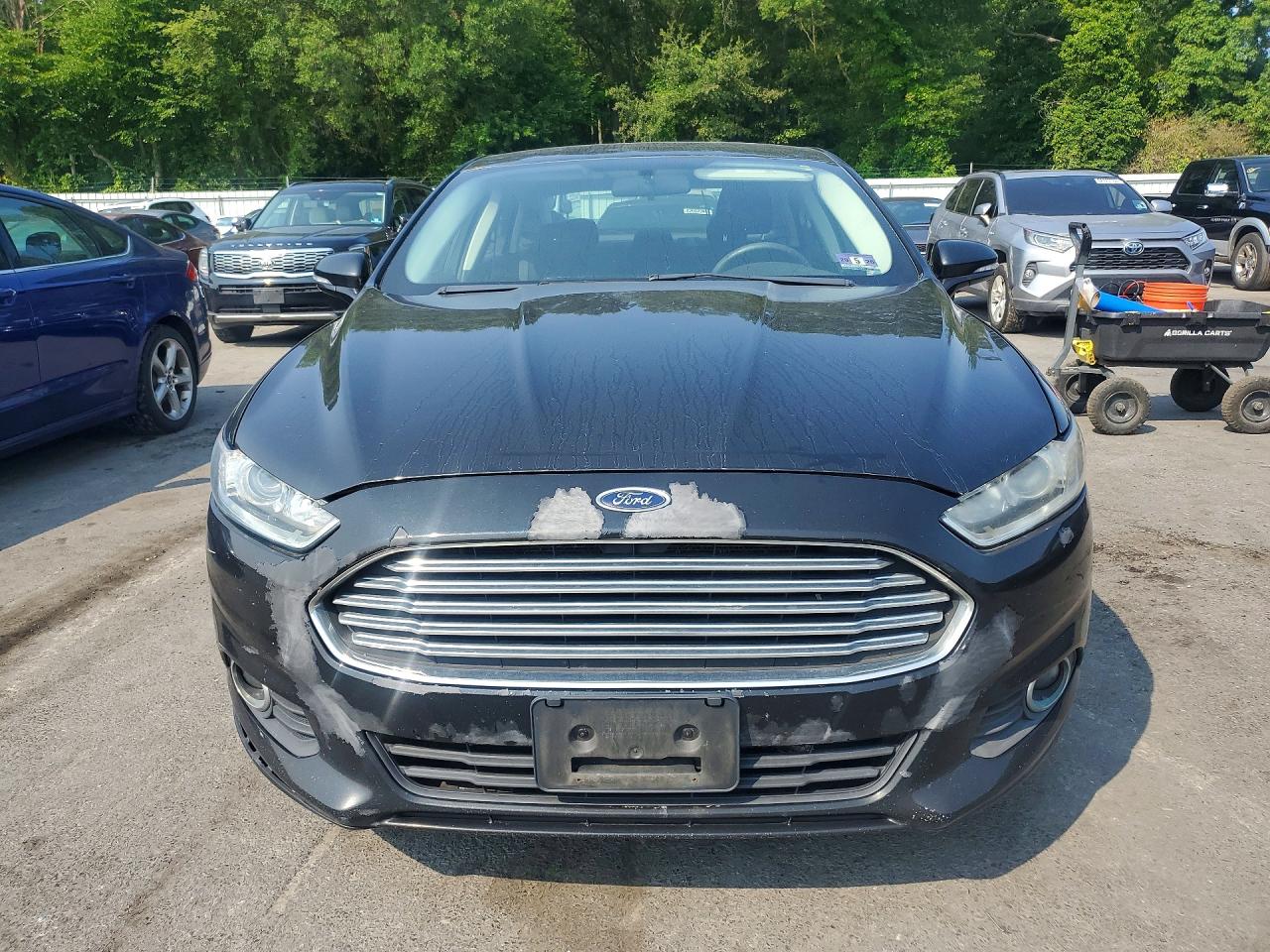 2015 Ford Fusion Se Black vin: 3FA6P0H77FR230351