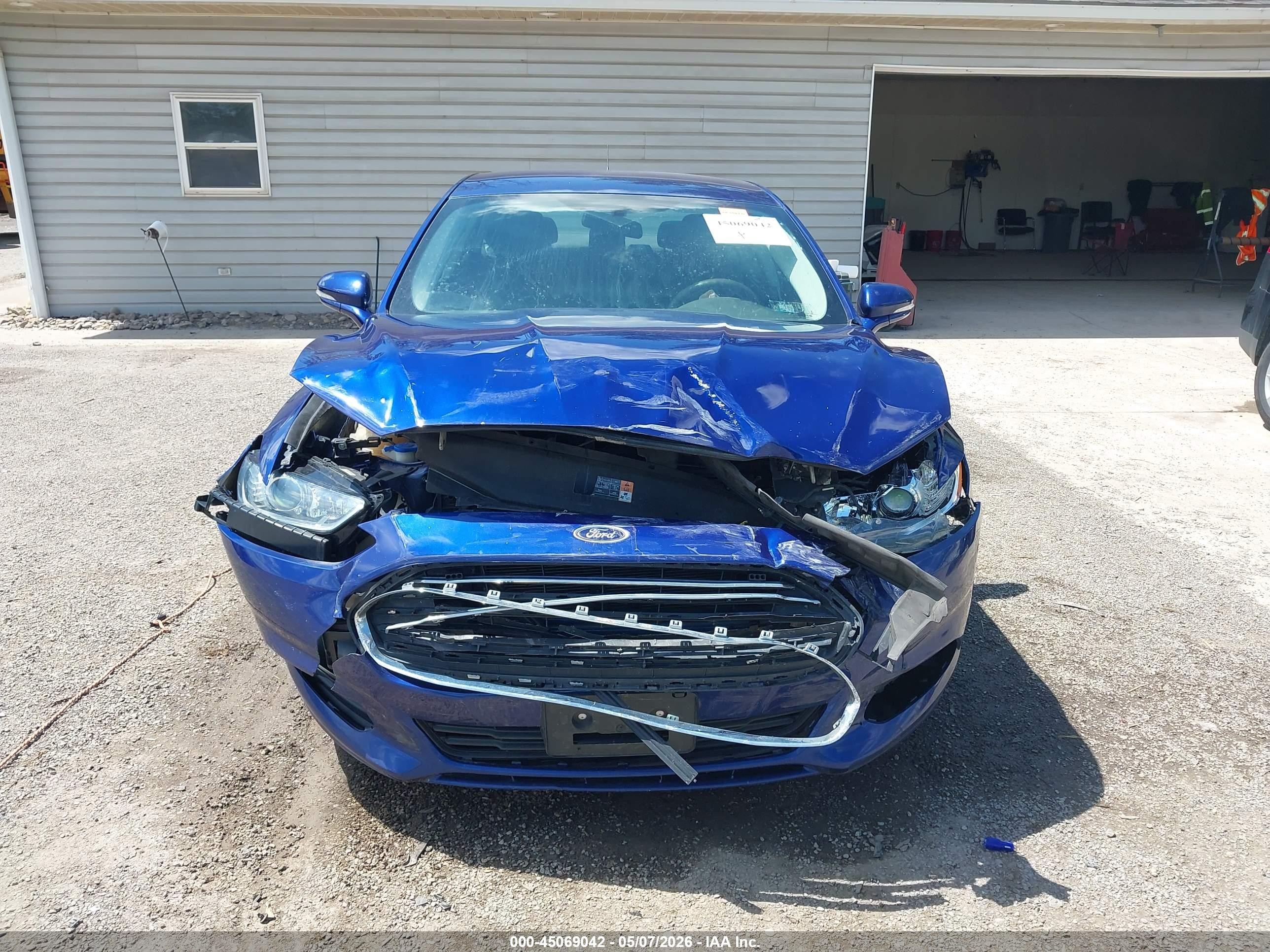 2015 Ford Fusion Se Синий vin: 3FA6P0H77FR230737