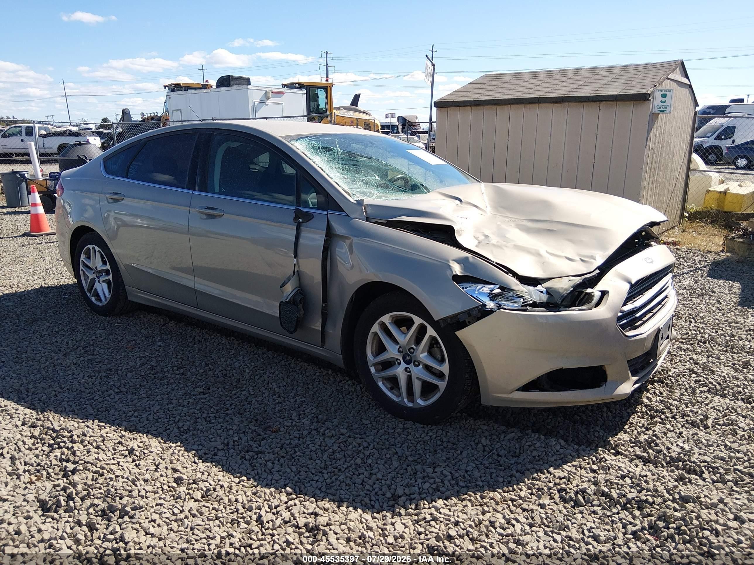 2015 Ford Fusion Se Silver vin: 3FA6P0H77FR269666
