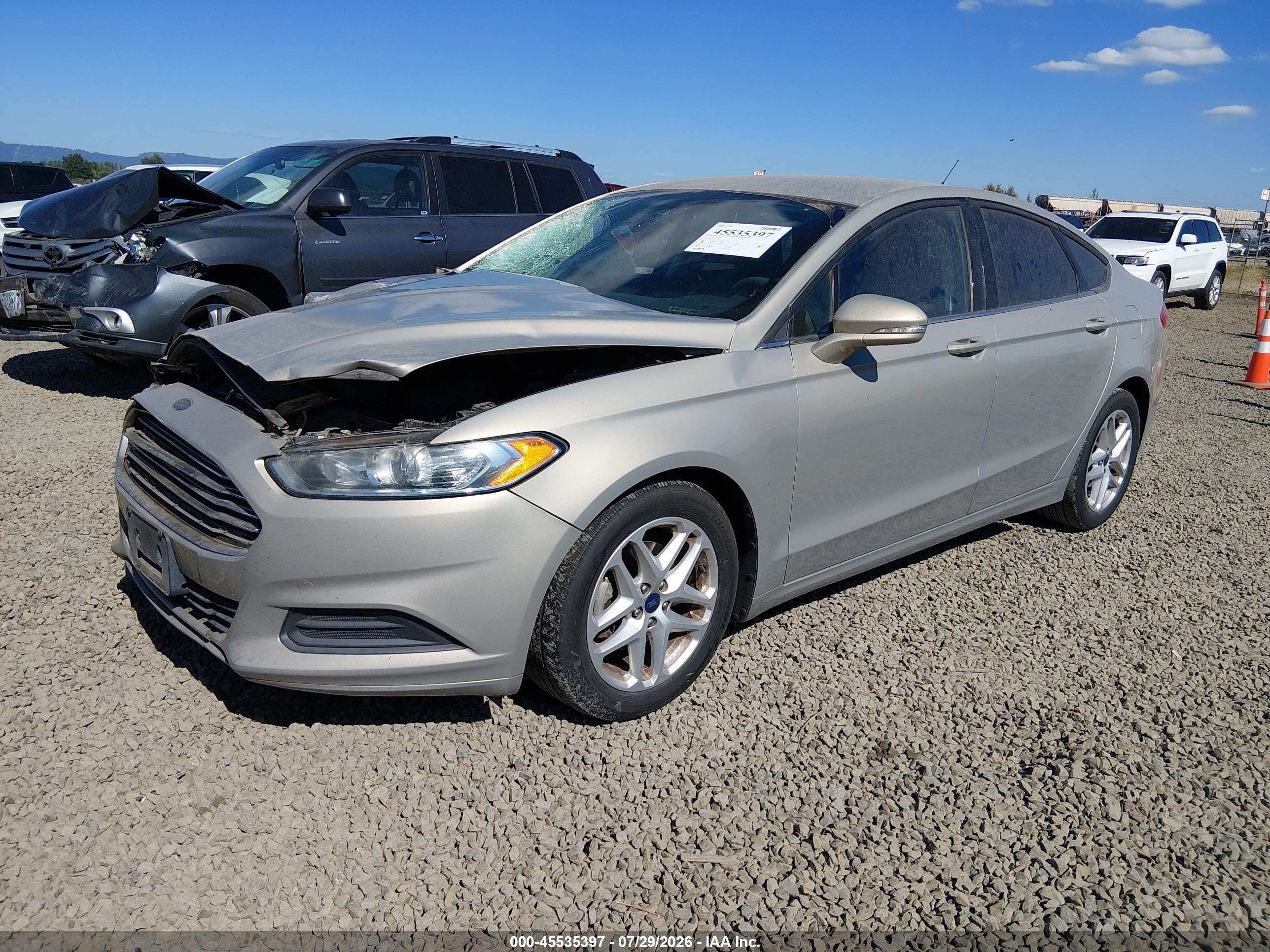 2015 Ford Fusion Se Silver vin: 3FA6P0H77FR269666