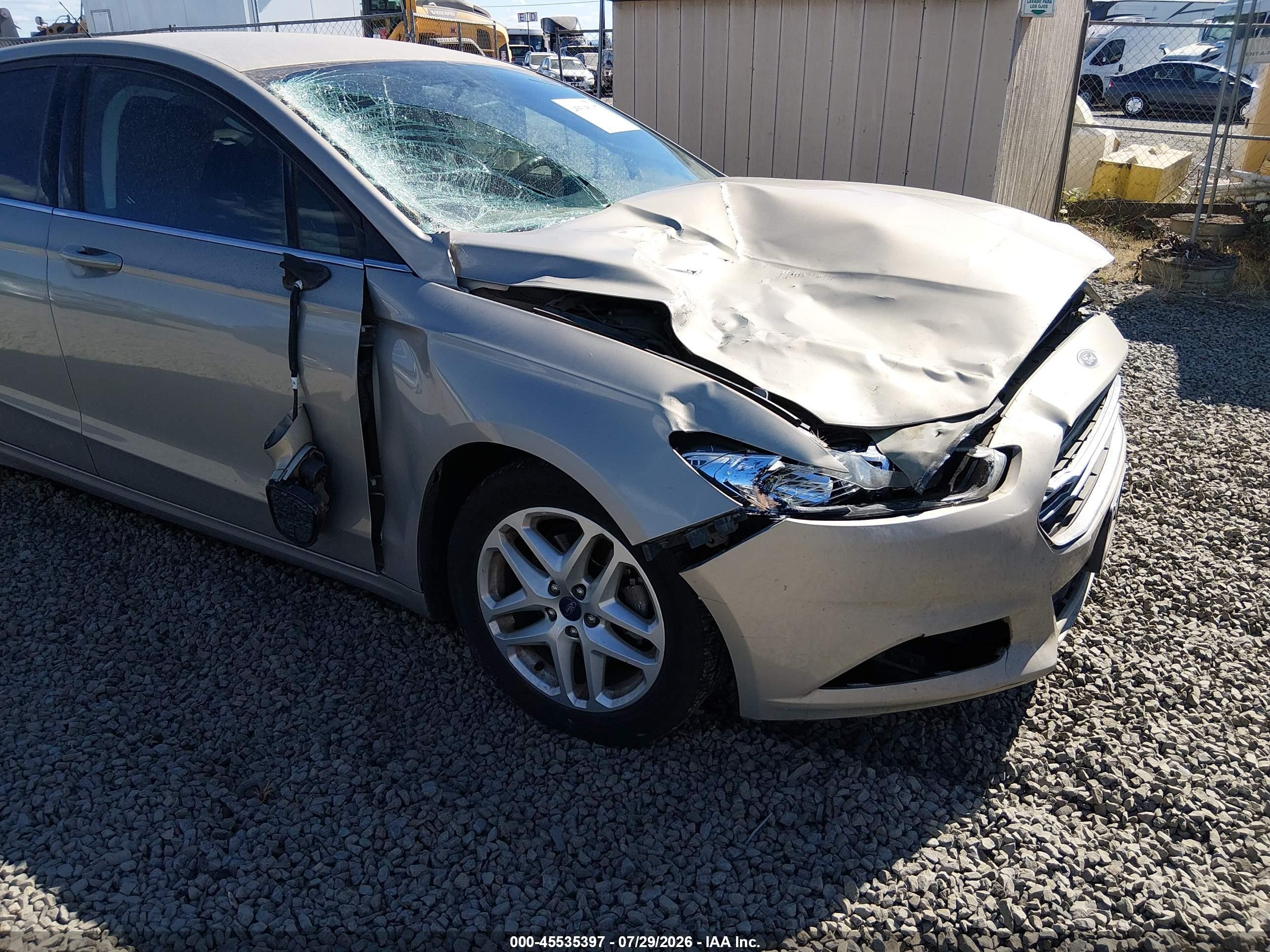 2015 Ford Fusion Se Silver vin: 3FA6P0H77FR269666