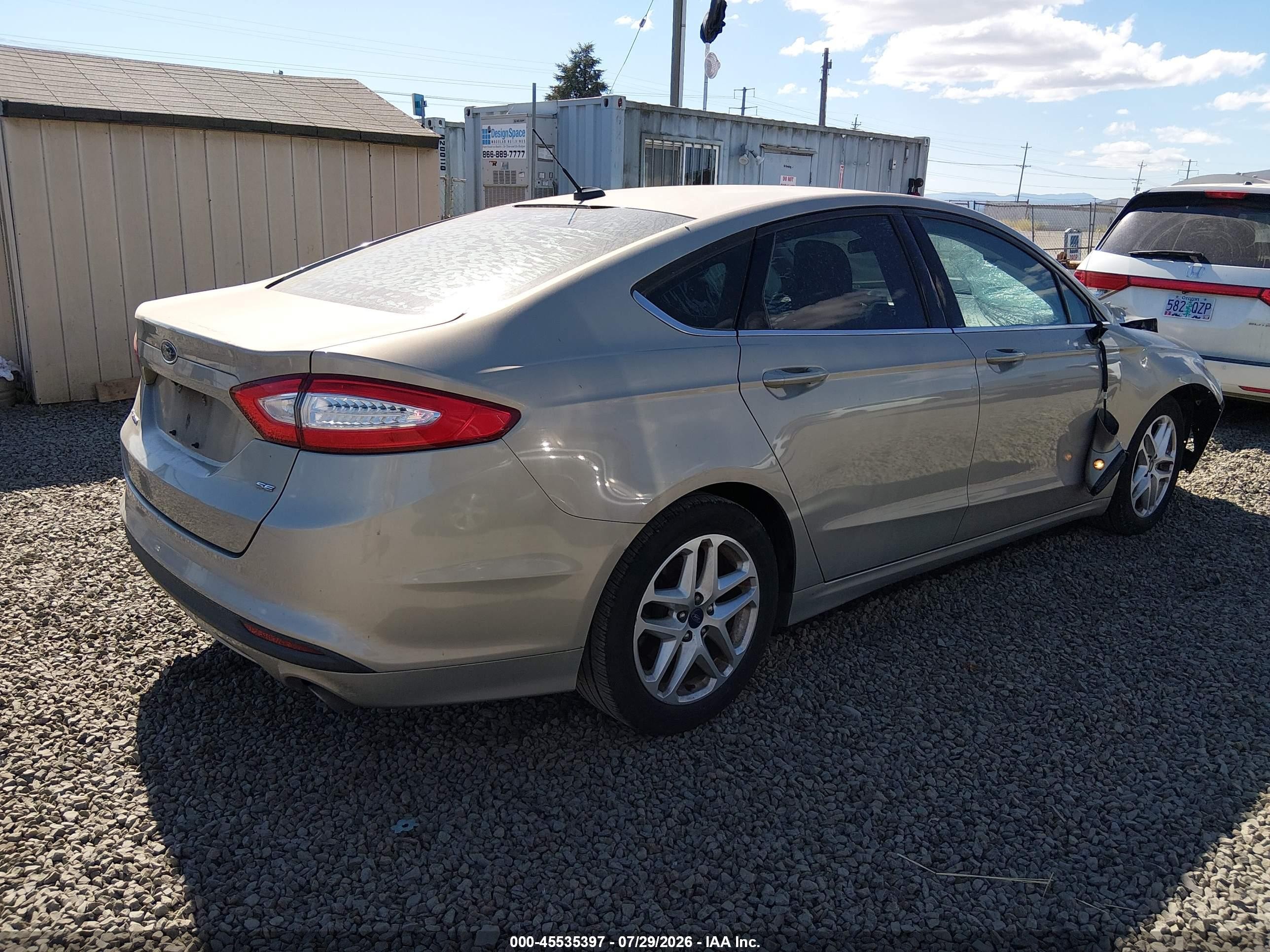 2015 Ford Fusion Se Silver vin: 3FA6P0H77FR269666