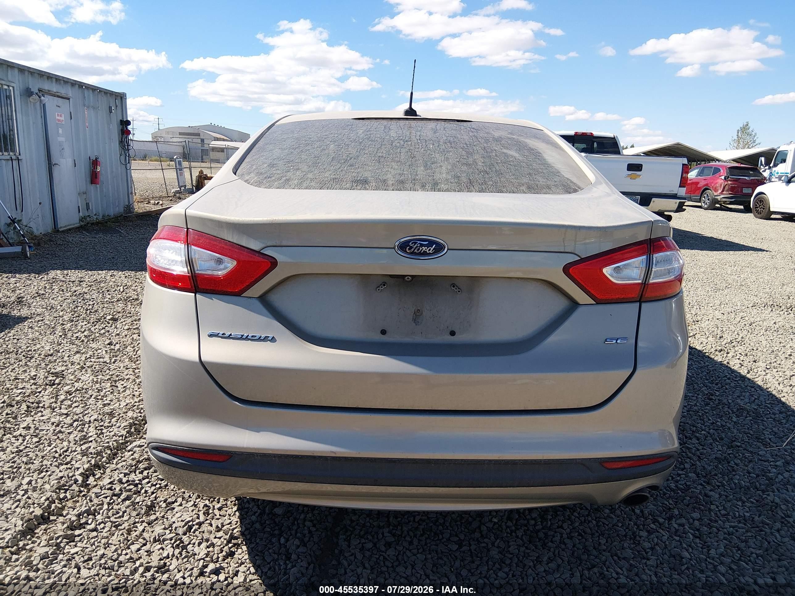 2015 Ford Fusion Se Silver vin: 3FA6P0H77FR269666