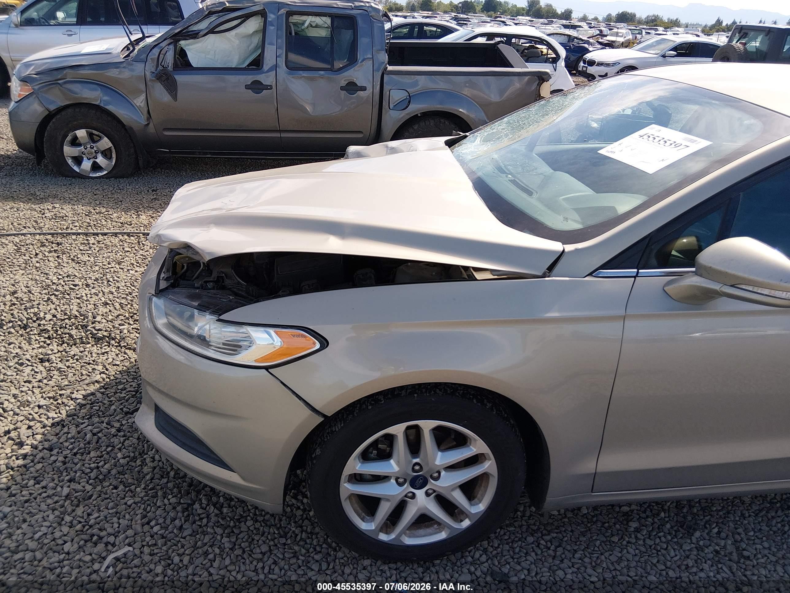 2015 Ford Fusion Se Silver vin: 3FA6P0H77FR269666