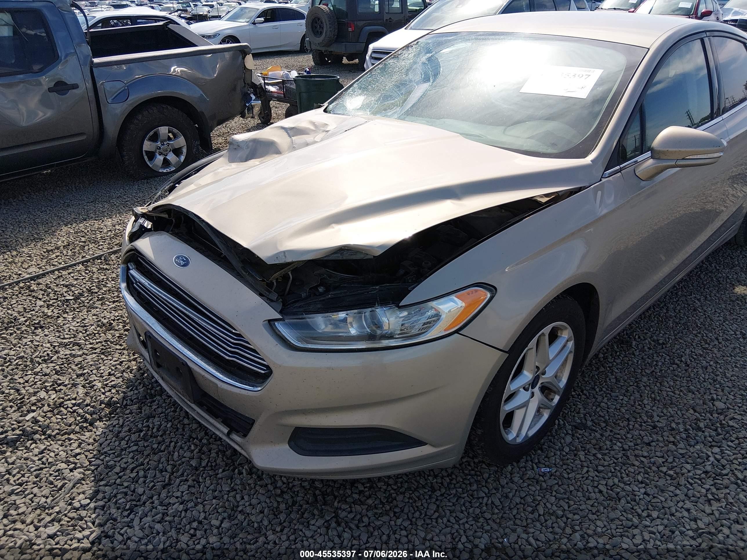 2015 Ford Fusion Se Silver vin: 3FA6P0H77FR269666