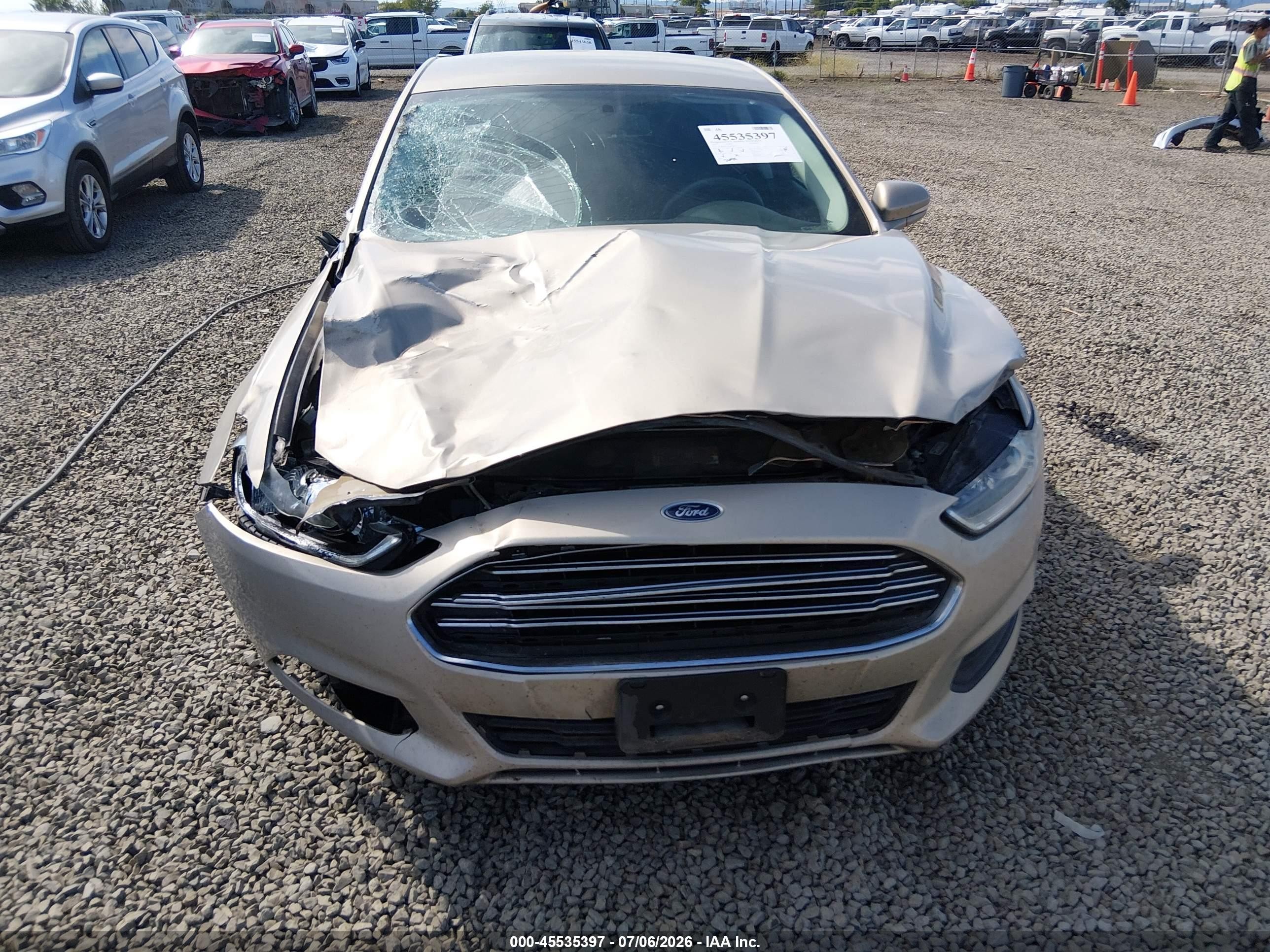 2015 Ford Fusion Se Silver vin: 3FA6P0H77FR269666