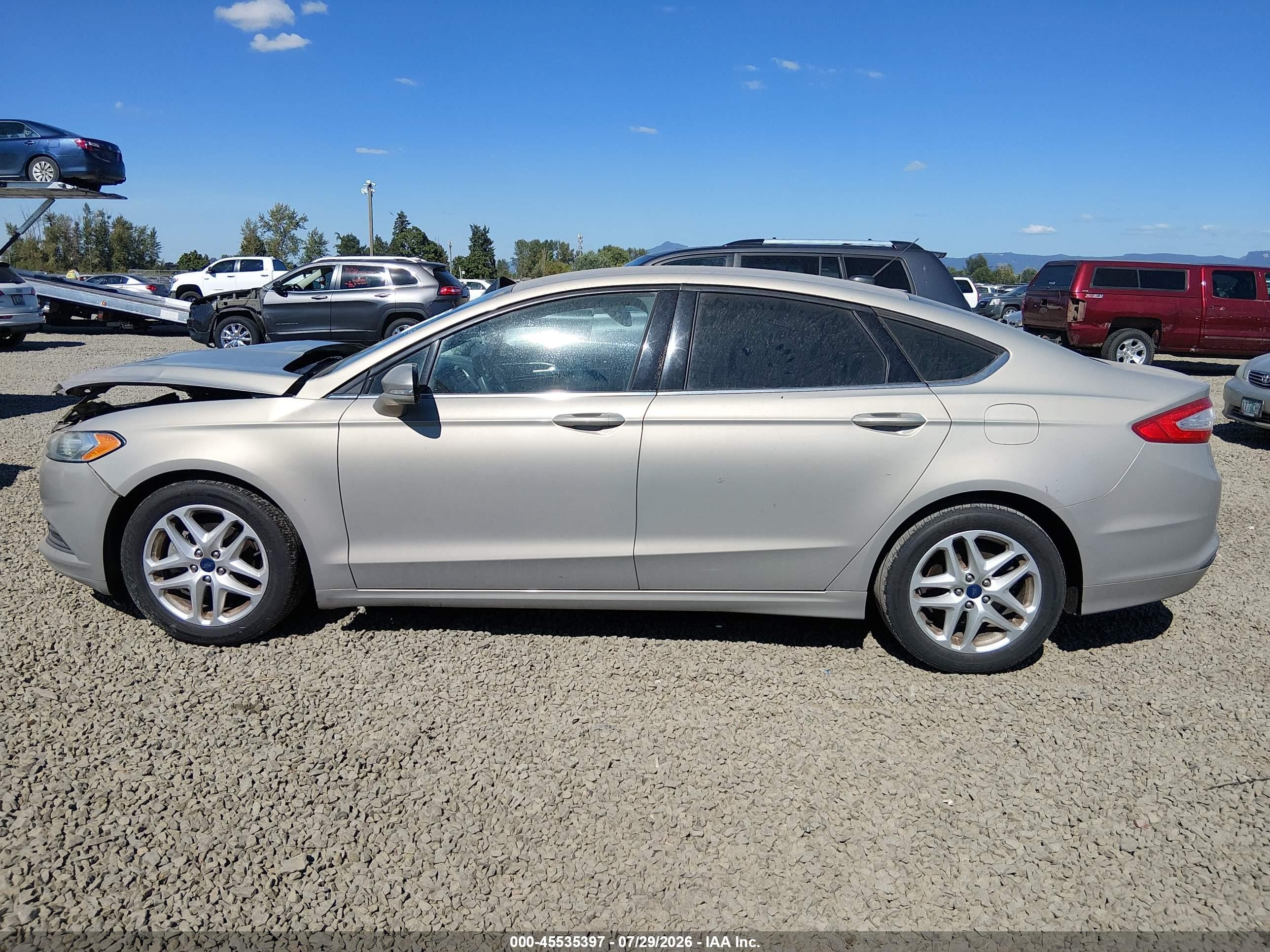 2015 Ford Fusion Se Silver vin: 3FA6P0H77FR269666
