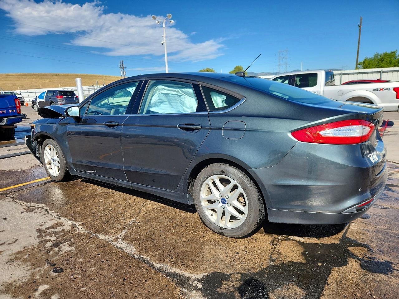 2015 Ford Fusion Se Green vin: 3FA6P0H77FR278173