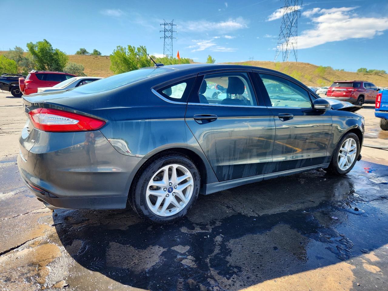2015 Ford Fusion Se Green vin: 3FA6P0H77FR278173