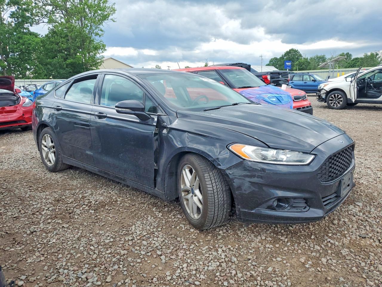 2015 Ford Fusion Se Black vin: 3FA6P0H77FR290453
