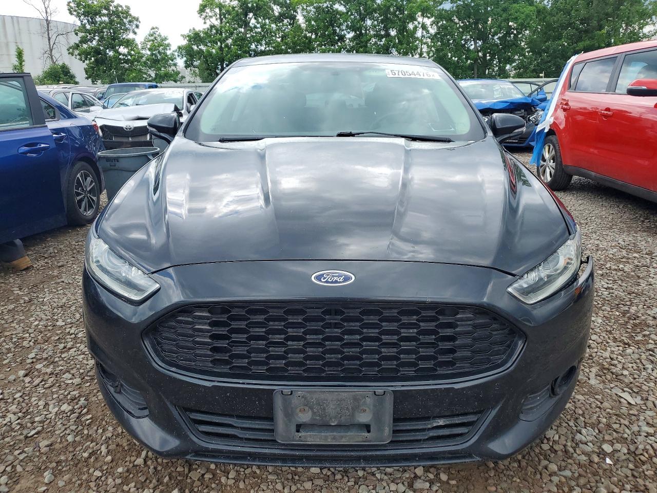 2015 Ford Fusion Se Black vin: 3FA6P0H77FR290453