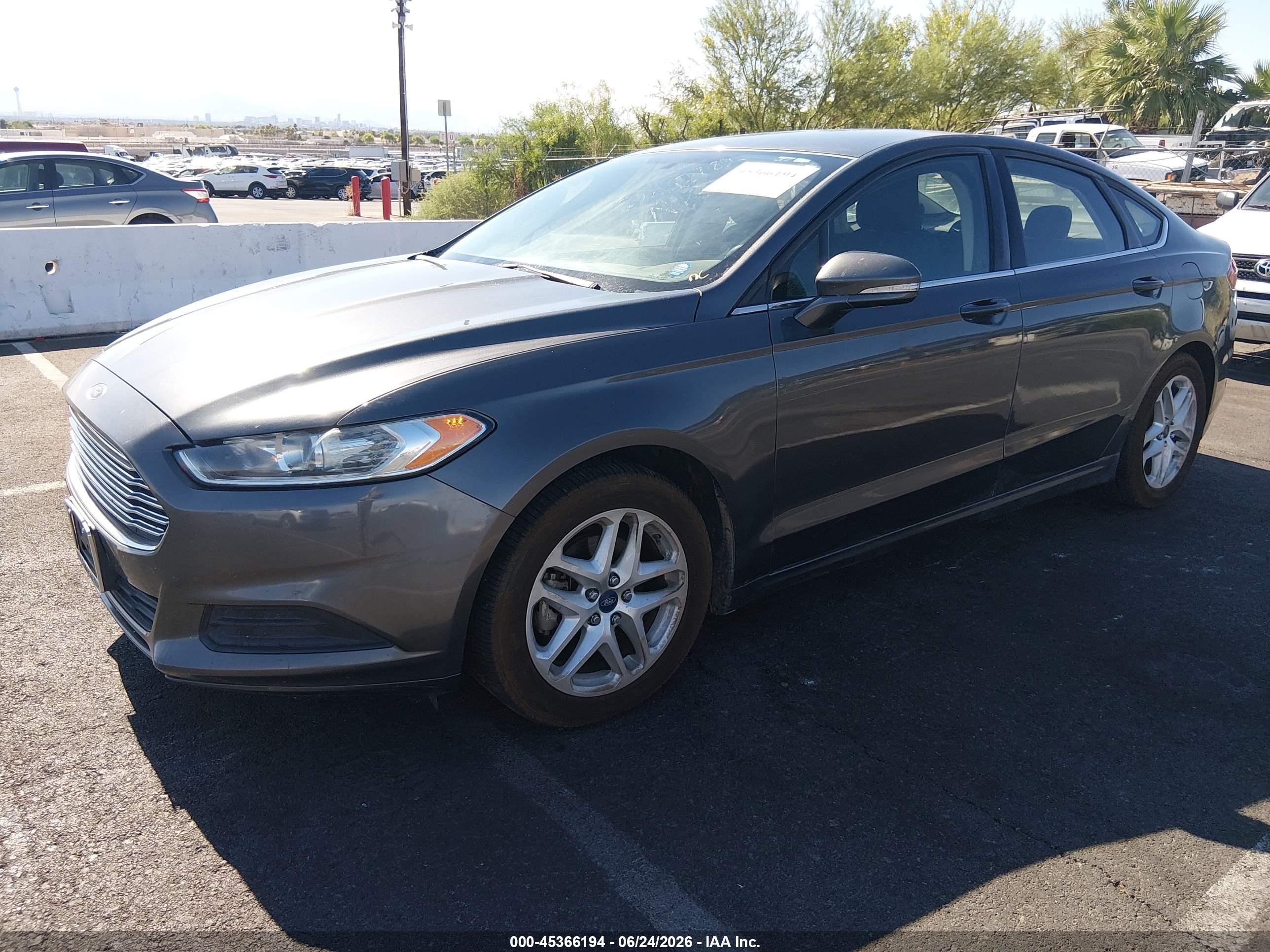2015 Ford Fusion Se Gray vin: 3FA6P0H77FR295782